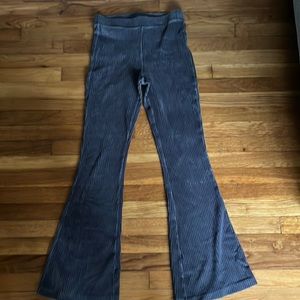 AERIE Ribbed Velour Flare Pant